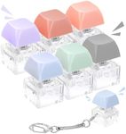Amaxiu 6 Pcs Pastel Colors Keyboard