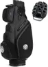 Shopsource Golf Cart Bag, 14 Way Top Golf Bag with Full-Length Dividers, Cart Bags for Men Women, Golf Club Bags with Ergonomic Padded Strap, Zippered Pockets, Rain Hood Grey and Black