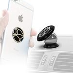 Wuteku Best Car Phone Holder Universal Magnetic Dashboard Mount - Compatible with All iPhone Models and Any Device - Can Hold Large Phones Plus