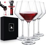 Swanfort Red Wine Glasses Set of 4,