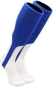 TCK Sports Solid Color 9 Baseball Softball Stirrup Socks, Royal, Large