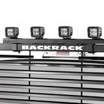 Backrack 42005 Off Road Light Bracket; Clamp On; Universal For All Racks;