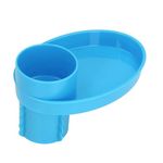 Car Tray,Snack Tray Portable Multifunctional Travel Rotating Cup Holder Plate Toys Water Glasses Accessories Snack Cups for Toddlers Toys Includes Cup Holder Fits Most Car Seats