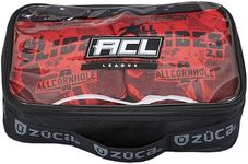 ZÜCA Cornhole ACL Sport Pouch - Cornhole Bag Utility Pouch - Fits 4 Cornhole Bean Bags - Durable Ballistic Nylon with Clear Vinyl Lining - Fit Handles of Cornhole Bag Carry Case