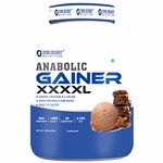 Zero Degree Anabolic Gainer XXXXL High Calorie Mass Gainer Protein Powder for Fast Muscle Mass—Weight Gainer, With Added Creatine and Vitamins, 3kg - Chocolate