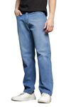 Ragzo Jeans For Men || Baggy Jeans For Men || Men Jeans Pants_Light Blue_38 Fit Type : Loose Fit