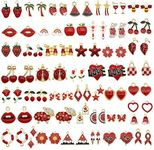 Julie Wang 60pcs 30 pairs Enamel Charms for Jewelry Making Wholesale Bulk Lot Craft DIY Findings, Enamel, No Gemstone