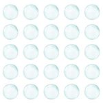 HARFINGTON 250pcs Glass Ball Boiling Stones 10mm Soda Lime Glass Beads for Bottle Shaking Mixing, Clear