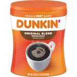 Dunkin Donuts Original Blend Medium Roast Ground Coffee Canister 850g