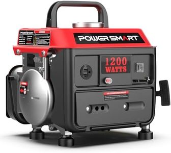 PowerSmart Generator, 1200 Watts Portable Generator Gas Powered, Outdoor Generator for Home Backup Emergency Use, PS50A