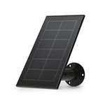 Arlo Certified Accessory | Solar Panel Charger, Weatherproof, 8ft Magnetic Power Cable, Designed for Arlo Ultra, Ultra 2 (+XL), Pro 3, Pro 4 (+XL), Pro 5, Go 2 & Floodlight Cameras, Black