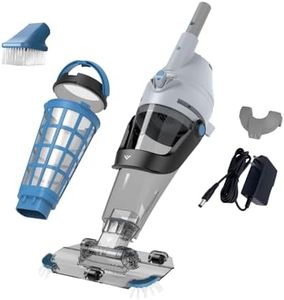 KOKIDO 2025 Rechargeable Pool Vacuum, 4X Suction Power, 3X Oversized Stainless Steel Filter, 15GPM Flow Rate, Run 90mins, 2 Vac Heads, Fast Cleaning, Inground & Above Ground Pools, XTROVAC 510