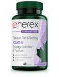 ENEREX - Serrapeptase 120,000 SU - Pain & Inflammation Enzyme, 60 capsules