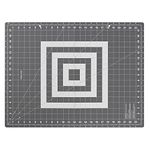 Fiskars 18" x 24" Folding Cutting Mat for Travel and Storage - Fabric and Sewing Craft Projects - Self-Healing Mat - Gray