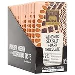 Endangered Species Dark Chocolate Bar w/ Sea Salt & Almonds (72% cocoa)