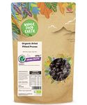 Wholefood Earth Organic Dried Pitted Prunes – 500g | GMO Free | Vegan | High Fibre | Certified Organic