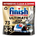 Finish Ultimate Plus Infinity Shine Dishwasher Tablets | Fresh | 73 Dishwasher Tabs | For Unbeatable* Clean & Diamond Shine