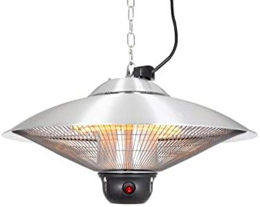 La Hacienda Hanging Heater Silver 69566