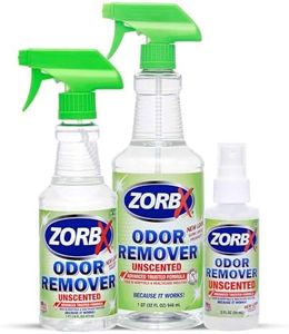 ZORBX Unscented Multipurpose Odor Remover Safe for All, Carpet, Hardwood, Tile, Fabric Odor Eliminator, No Perfumes or Fragrances, Stronger and Safer Odor Remover Works Instantly (Value Pack)