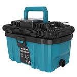 JIENUO Cordless Shop Vac Compatible with Makita 18V Battery, 2.5 Gallon Brushless HEPA Filter Wet/Dry Vacuum, Portable Shop Vacuum for Home, Car and Workshop (Battery is not included)