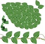 Versatile Plant Climbing Wall Fixture Clips: 60 Pieces with 72 Acrylic Adhesive Stickers for Invisible Wall Vines Fixing, Self-Adhesive Hooks for Indoor and Outdoor Plant Decoration