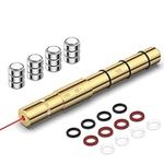 MidTen Laser Bore Sight for 9mm/.38SPL/.357MAG/.348WIN/.380 Cal, End Barrel Laser Bore Sight, Red Laser Boresighter with 4 Sets of Batteries and Spare O-Rings