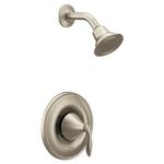 Moen T2132EPBN Eva Posi-Temp Shower Trim Kit without Valve, Brushed Chrome