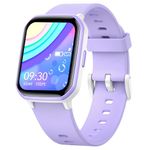 Kids Smart Watch for Girls,IP68 Waterproof Kids Fitness Tracker Watch with 1.5 Inch DIY Face,Heart Rate Sleep Monitor,19 Sport Modes,Calories Counter,Alarm Clock,Great Gifts for Children 6+ (Purple)