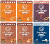 Lovebird Gluten & Grain Free Cereal Variety 6 Pack - Organic AIP Food, Paleo Dairy Free, No Refined Sugar Breakfast Cereals | Healthy Snacks for Kids, Adults - Cacao, Honey, Cinnamon, Unsweetened