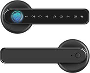 Escozor Metal Mfk02 Smart Digital Keyless Door Lock For Bedroom/Office Unlock Using Fingerprint,Password,Mechanical Keys&Bluetooth Mobile App