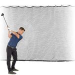 GoSports Sports Netting - Hitting Net for Golf, Baseball, Hockey, Soccer, LAX and More - 10 ft, 15 ft, 20 ft