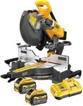 DeWalt DCS781 54v XR FLEXVOLT Cordless Sliding Mitre Saw 305mm 2 x 9ah Li-ion