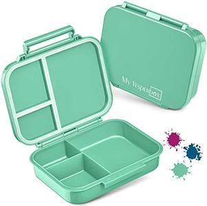 My Vesperbox Mini BIA – Bento Box per bambini – Nuovo modello – compatto e leggero – a prova di perdite e senza BPA – Contenitore per il pranzo – Contenitore per il pranzo – per l'asilo e la scuola