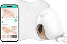 CuboAi Sleep Safety Bundle-1080p HD Night Vision CuboAi Plus Smart Baby Monitor with 3-Stand Set and Sleep Sensor Pad | Proactive AI Baby Safety Alerts, Sleep Analytics & Breathing Motion Detection