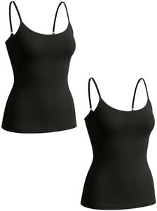 SHAPERMINT Womens Tops - Scoop Neck Cami Body Shaper for Women, Shapewear Tummy Control, Camisole Tank Tops for Women