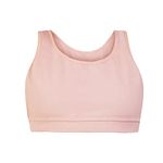 BENZFASHION Girl's Cotton Non Padded Non Wired Sports Bra (11-12 Years_ Skin Color) (Single Piece)