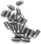 TUOREN 20Pcs Alto Tenor Soprano Saxophone Adjustment Repair Screws 5mm Saxophone Sax Adjusting Screws Kit Saxophone Repair Parts Replacement Accessories Silver