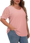 OLRIK Womens Plus Size Summer Tops 