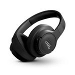 JBL Tune 770NC Wireless Over Ear ANC Headphones with Mic, Upto 70 Hrs Battery, Speed Charge : 5 min Charge Gives up to 3H of Playback, Google Fast Pair, Dual Pairing, BT 5.3 (Black)