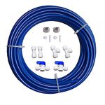 Malida RO Water Systems Ice Maker Kit 1/4" for Reverse Osmosis Systems and Water Filters (blue)