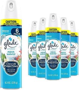 Glade Air Freshener Room Spray, Aqua Waves, 8.3 oz, 6 Count