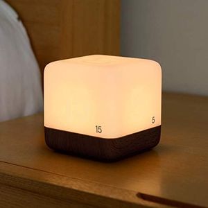 mooas Rechargeable Timer LED Nightlight 5,15,30 and 60 Minutes Time Management, Timer, nightlight Timer, LED nightlight, Timer for Kids, Nursing Light (Dark Brown)