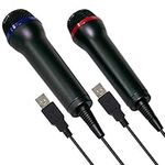 iMP Tech Universal Duets Twin USB Microphone Pack (PS4/Xbox One/Xbox 360/PS3/PC DVD)