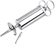 SURGICAL ONLINE Ear Wax Removal Syringe 4 OZ - Brass with Chrome Finish Ideal for Household, EMT, Firefighter, Police, Medical Student, School and Hobby