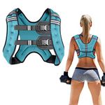 Prodigen Running Weight Vest for Men Women Kids 8 Lbs, Body Weight Vests for Training Workout, Jogging, Cardio, Walking, Elite Adjustable Weighted Vest Workout Equipment-Blue,8lbs