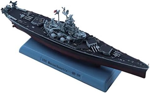 Udnorbay USS Massachusetts BB-59 Battleship Model 1/1000 Diecast Warship Pre-Built Models
