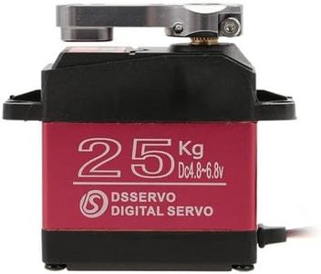 ZOSKAY Servo High Torque Metal Gear Standard Digital Servo 25KG/0.13S 6.8V for 1/8 1/10 RC Cars(Control Angle 180)