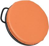 Foxtune 360-Degree Swivel Bucket Seat, 5 Gallon Bucket Lid, Spin Bucket Seat Cushion, Silent , Comfortable, Water-Resistant, for Fishing, Gardening, Hunting and Camping (Orange)