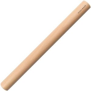 Muso Wood Rolling Pin for Baking Wooden Pizza Dough Roller(Dowel 15.75-Inch-by-1.38-Inch)