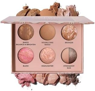 LAURA GELLER Baked Icons Complete Full Face Palette, Toffee | All-in-One Makeup Palette with Baked Foundations, Blush, Bronzer, Highlighter, Eyeshadows | Coverage for Mature Skin | Travel-Friendly